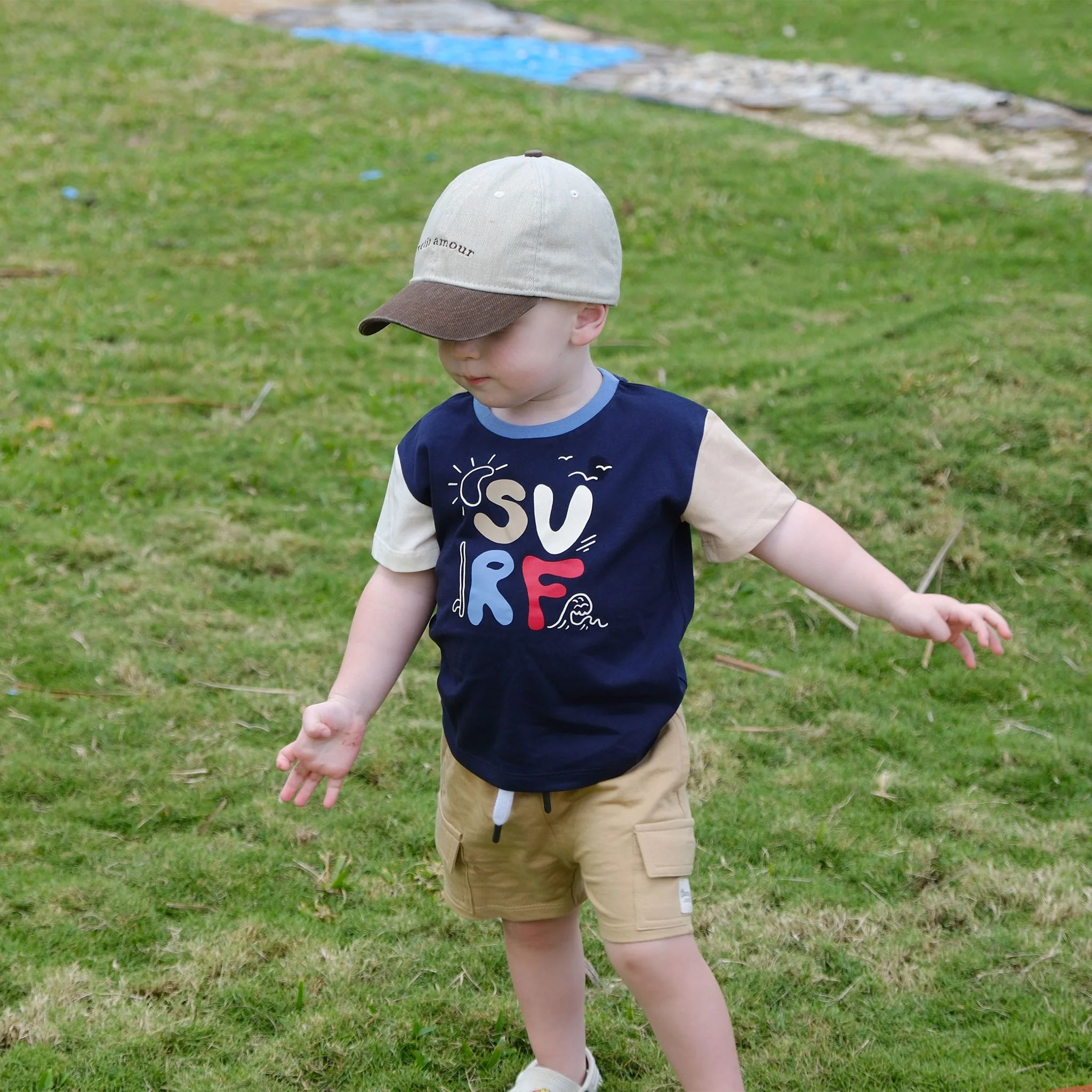 T-shirt Surf Colorblock 2-10ans - Image 2