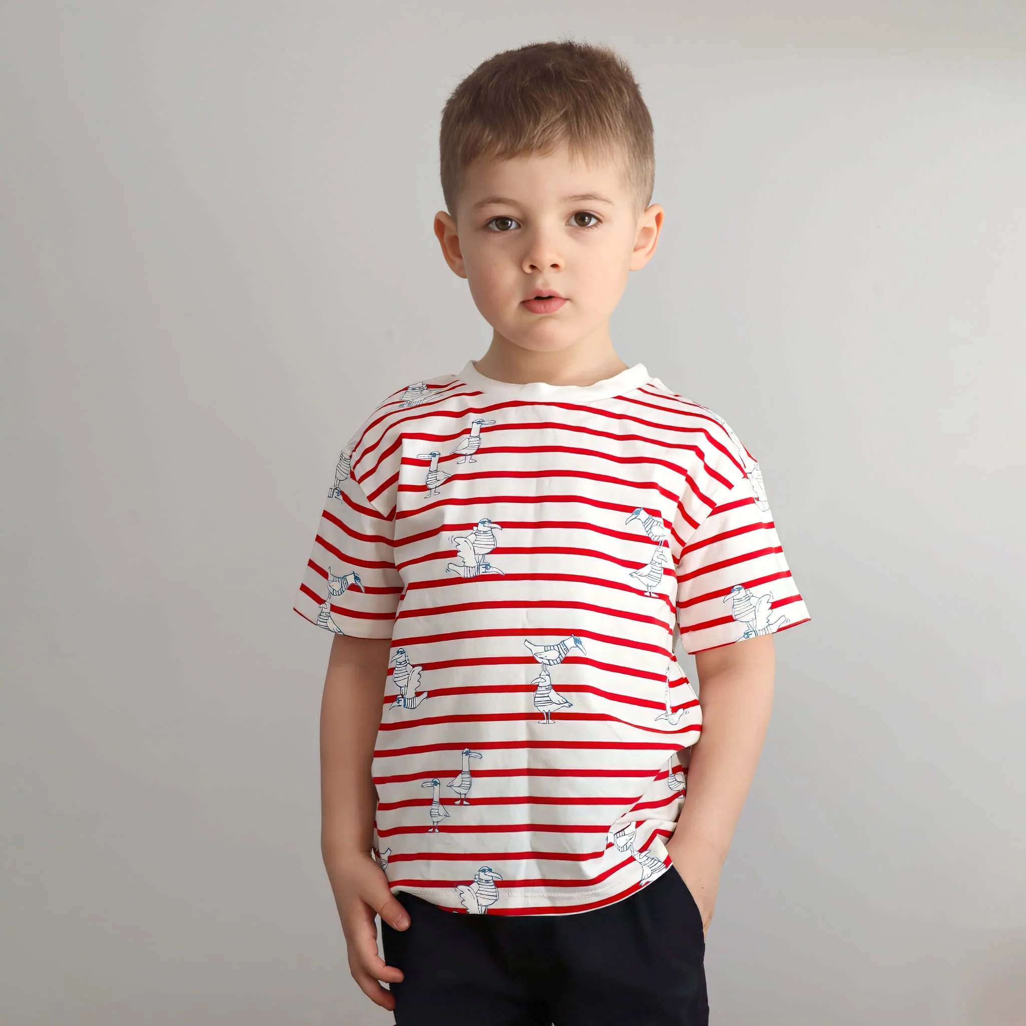 T-shirt Surf Mouettes 2-10ans - Image 2
