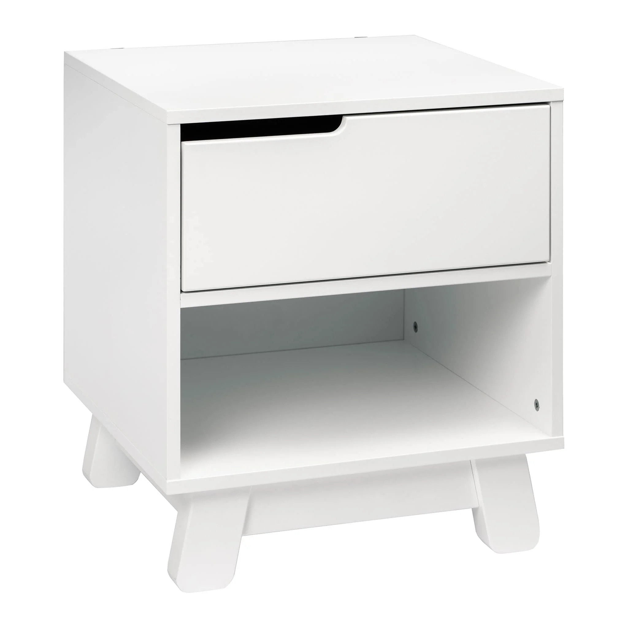 Table de Nuit Hudson avec port USB - Blanc