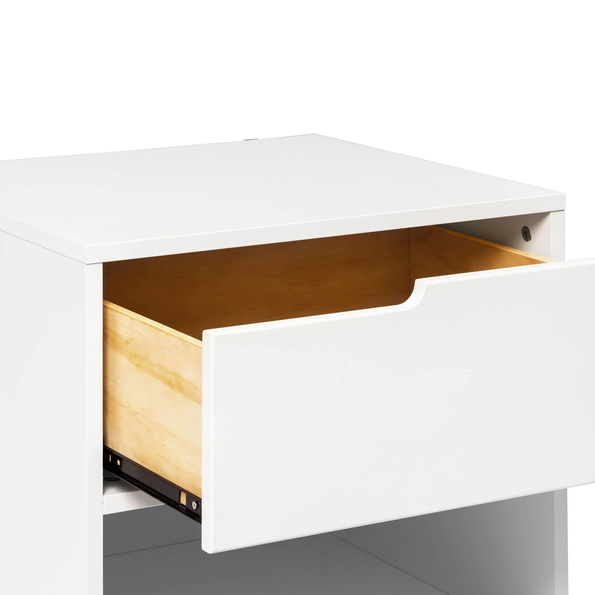 Table de Nuit Hudson avec port USB - Blanc - Image 4
