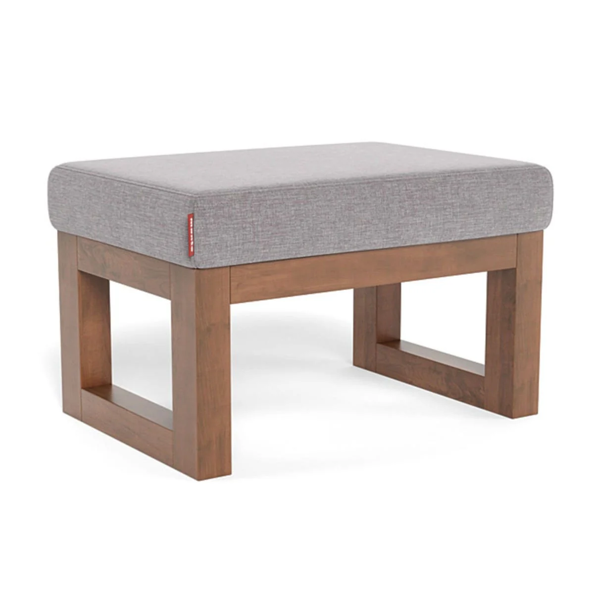 Tabouret Joya - Pebble Gris / Noyer