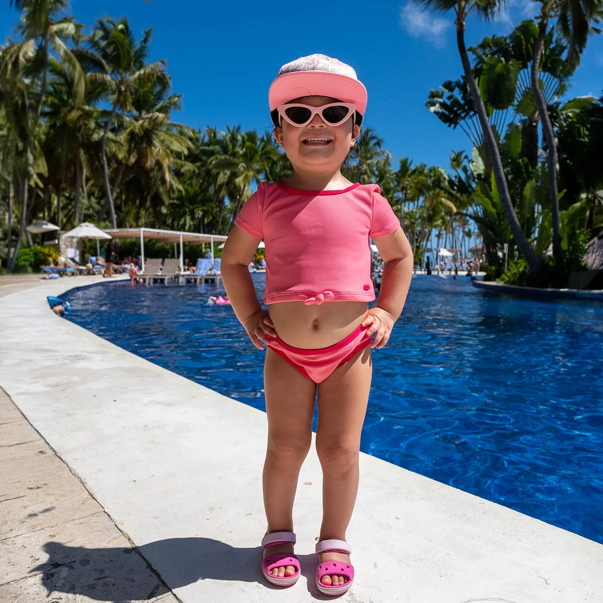Tankini UV Côtelé 2-10ans - Image 2