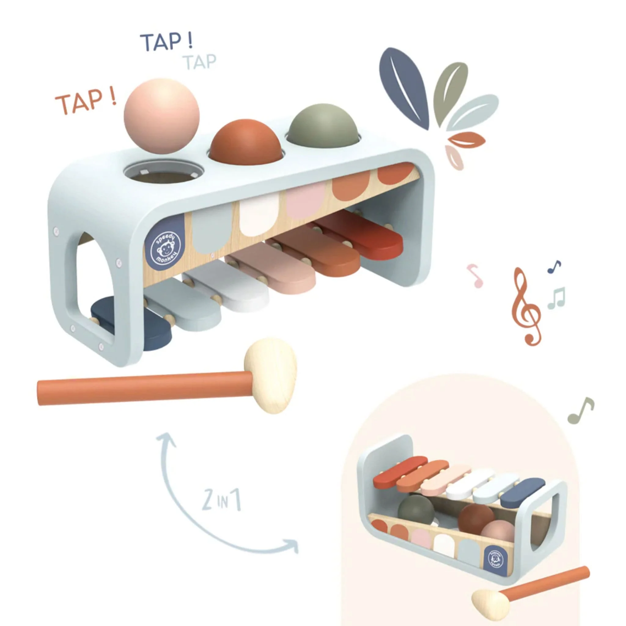 Tap Tap Xylophone 2-en-1 - Image 3
