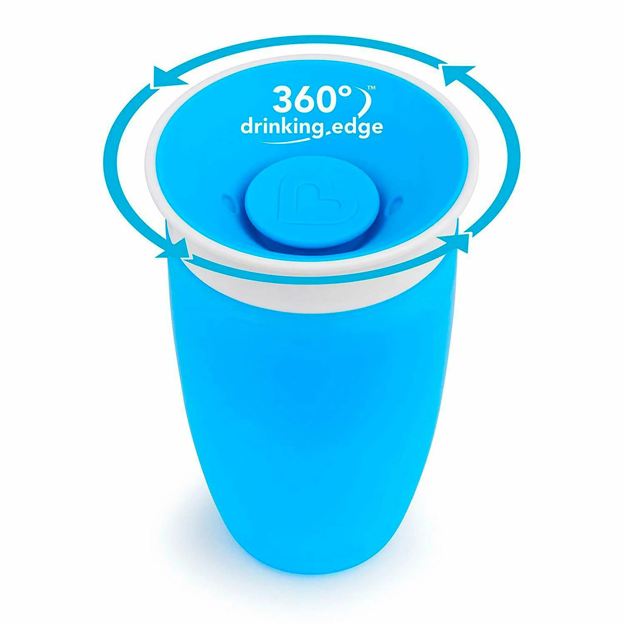 Tasse Miracle® 360° 10oz (2) - Bleu Vert - Image 2