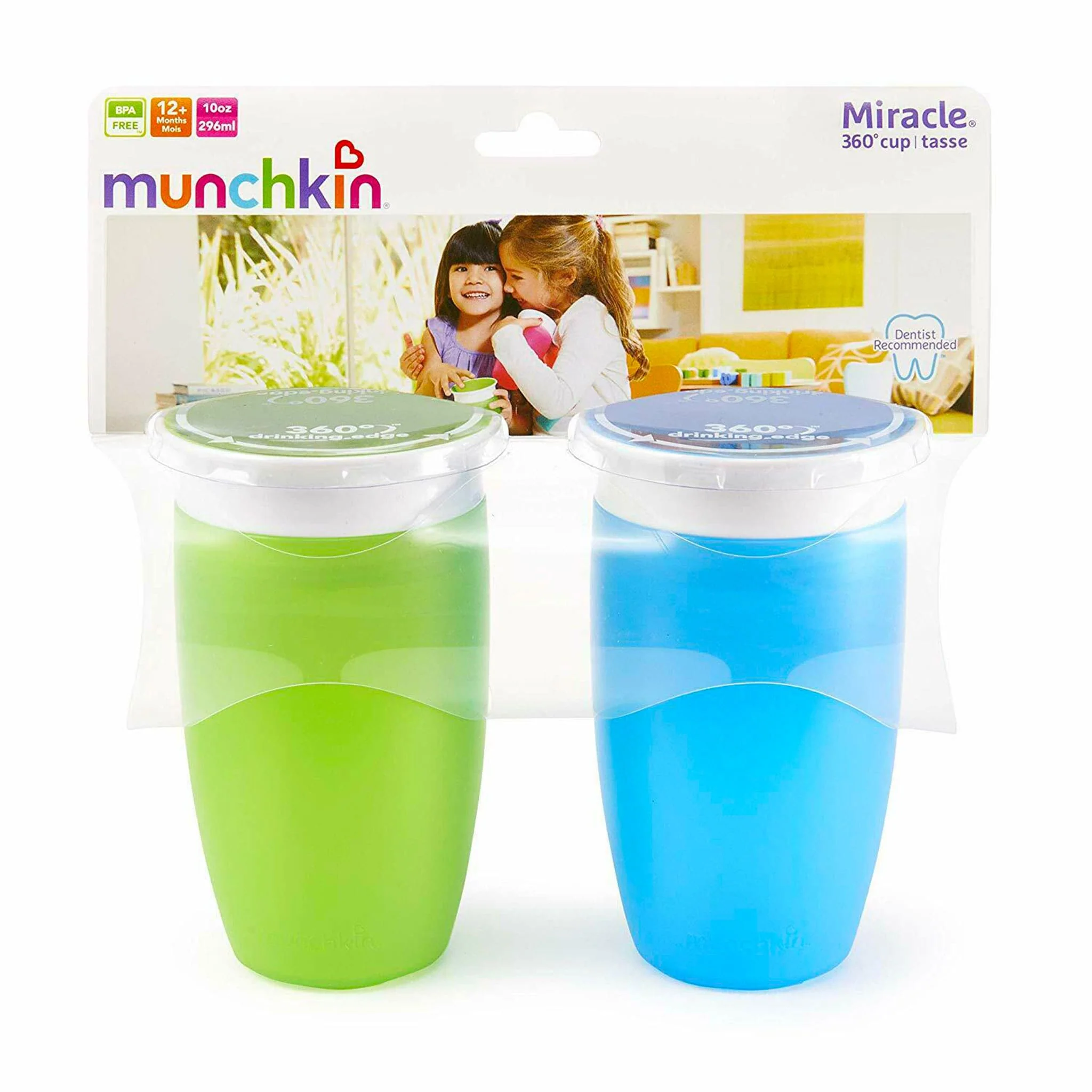 Tasse Miracle® 360° 10oz (2) - Bleu Vert - Image 4