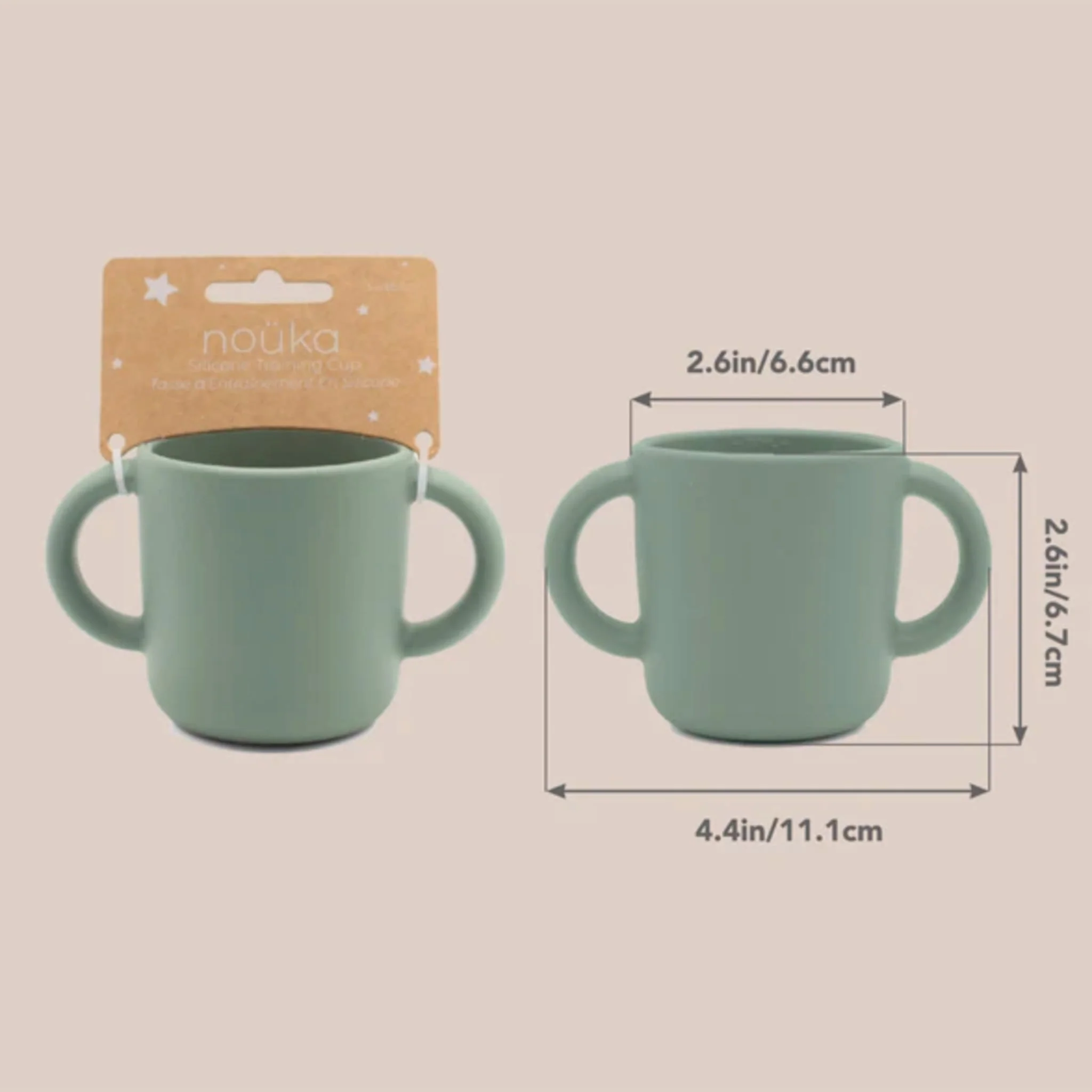 Tasse Silicone Verte 8oz - Image 3