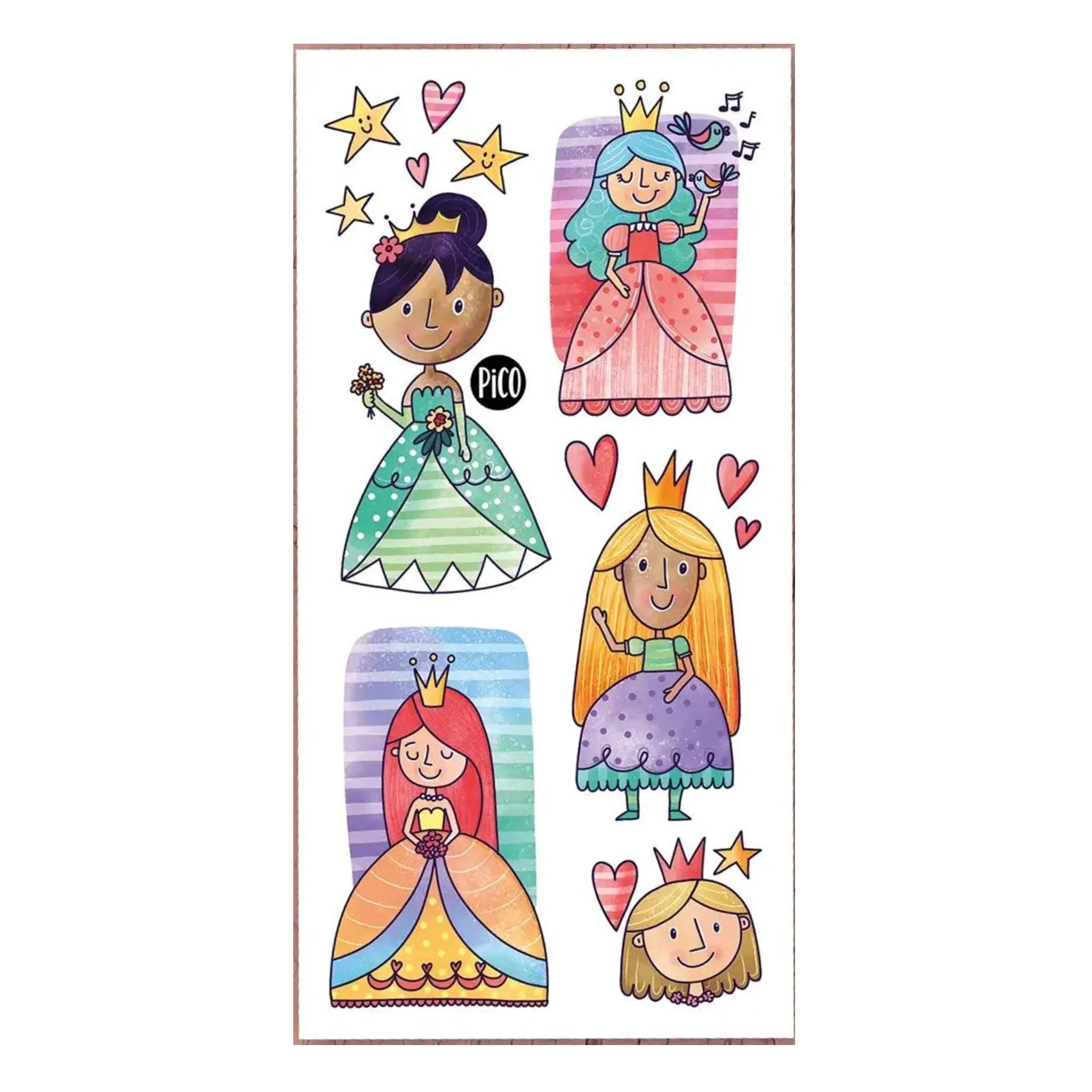 Tatouages Pico - Mademoiselle la princesse et ses amies