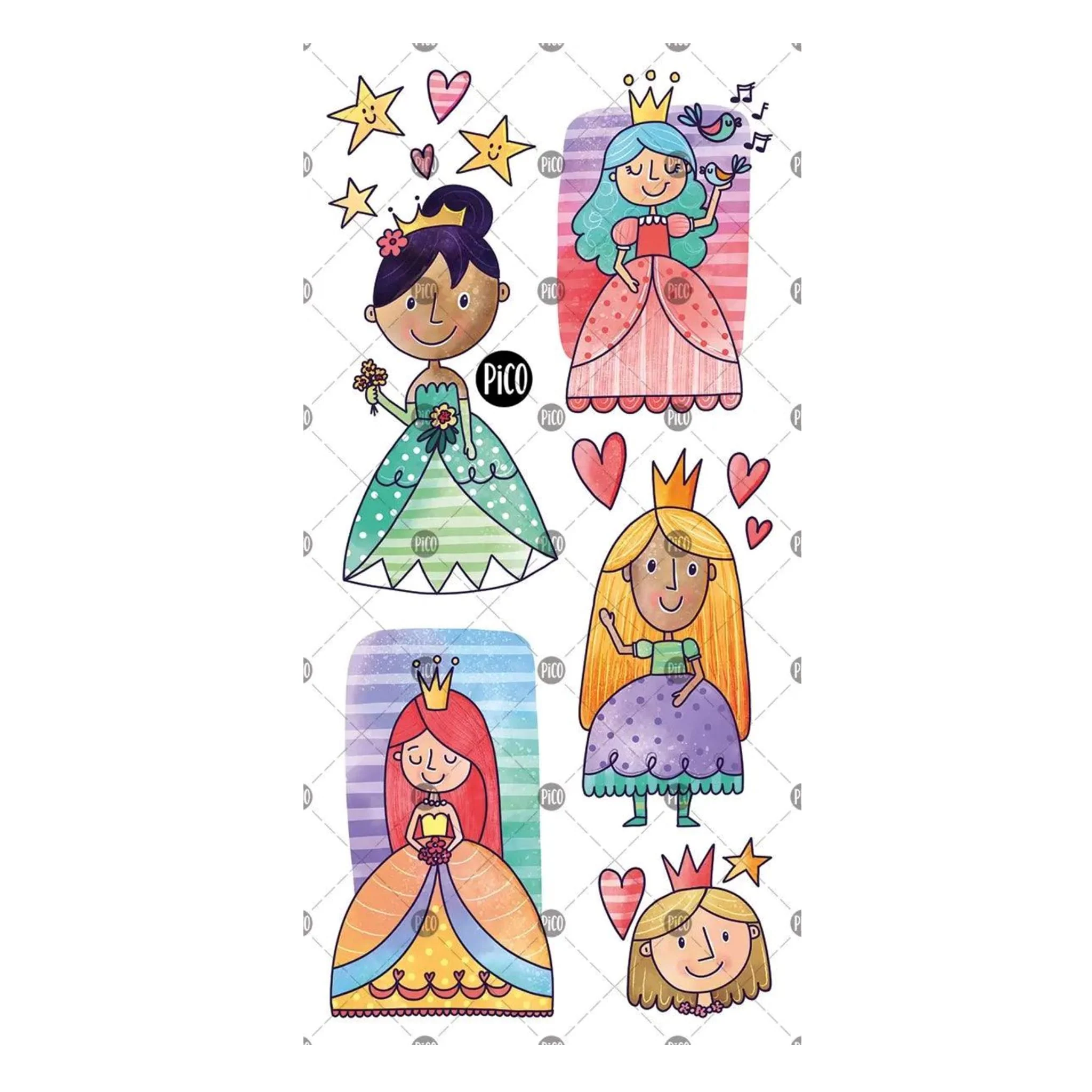 Tatouages Pico - Mademoiselle la princesse et ses amies - Image 3