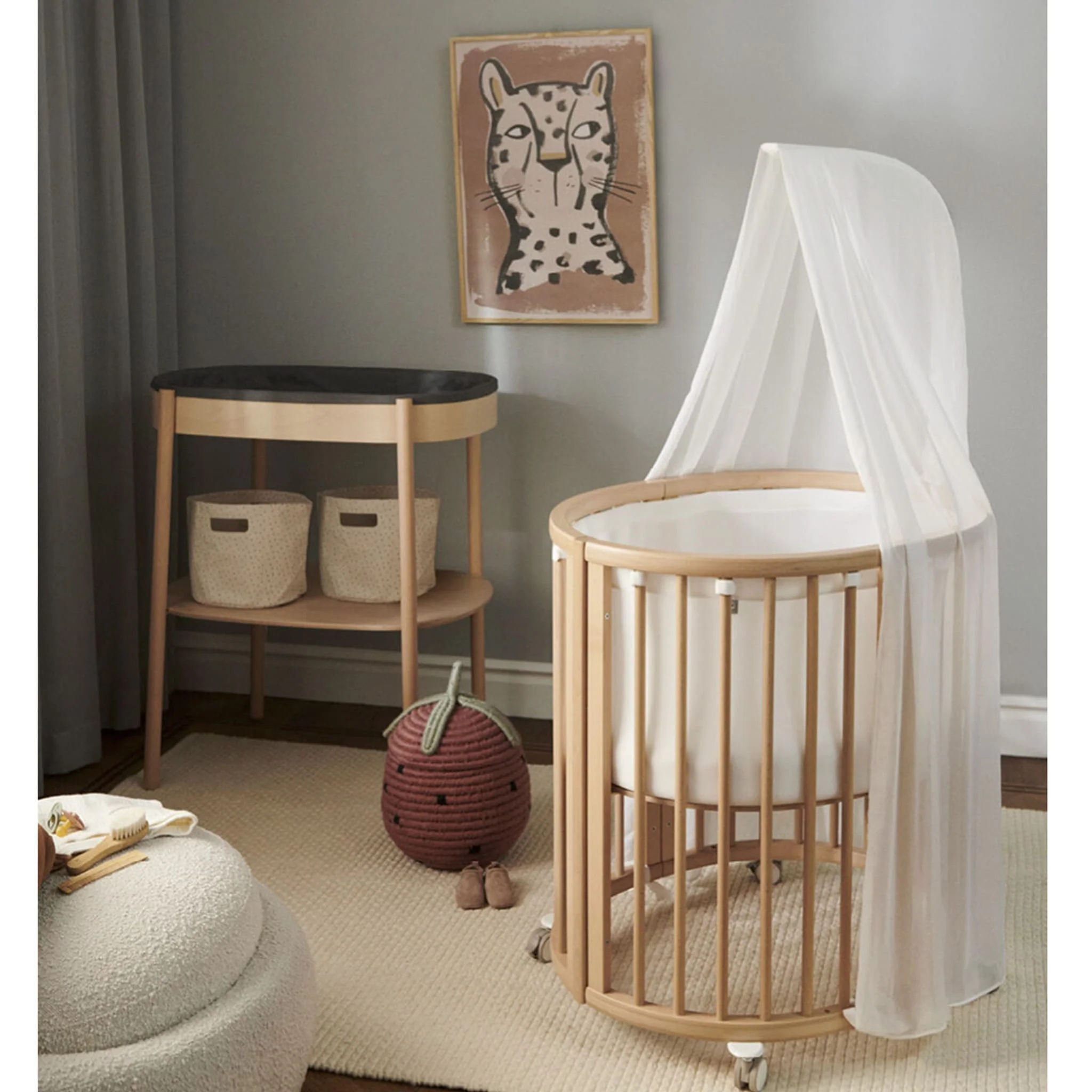 Tige de Drapé pour Couchette Évolutive Stokke® Sleepi™ V3 - Naturel - Image 5