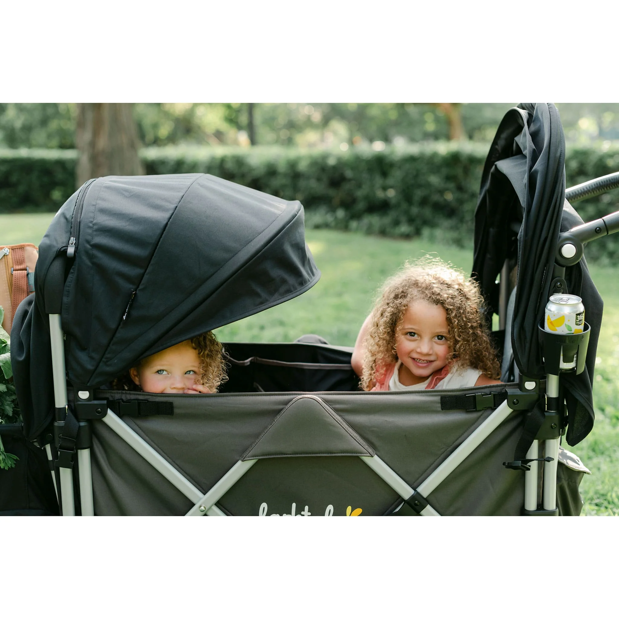 Toit pour Poussette/Wagon Caravan™ - Byron Noir - Image 6