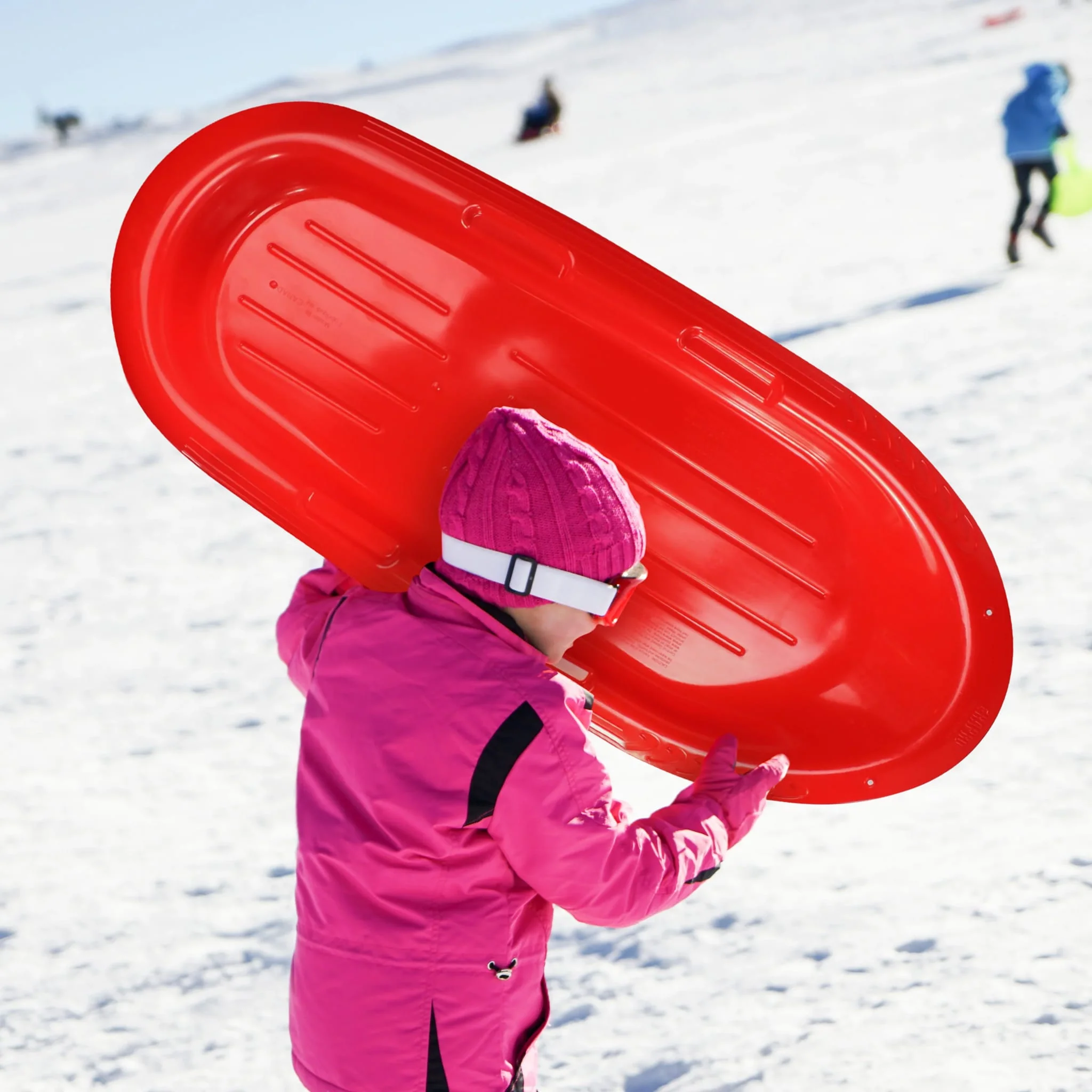 Traineau Plastique Rouge - Image 4