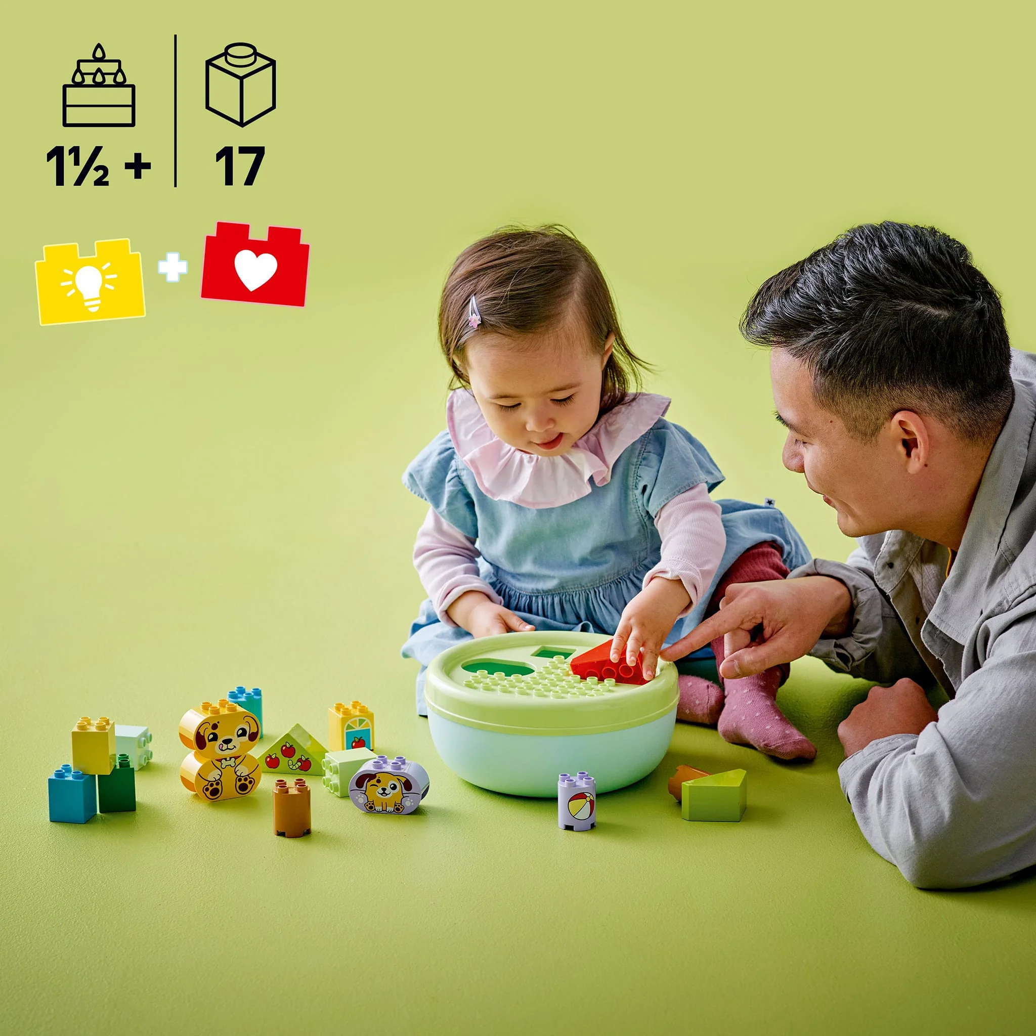 LEGO® DUPLO® Mon premier - Le trieur de formes : la niche du chiot - Image 2