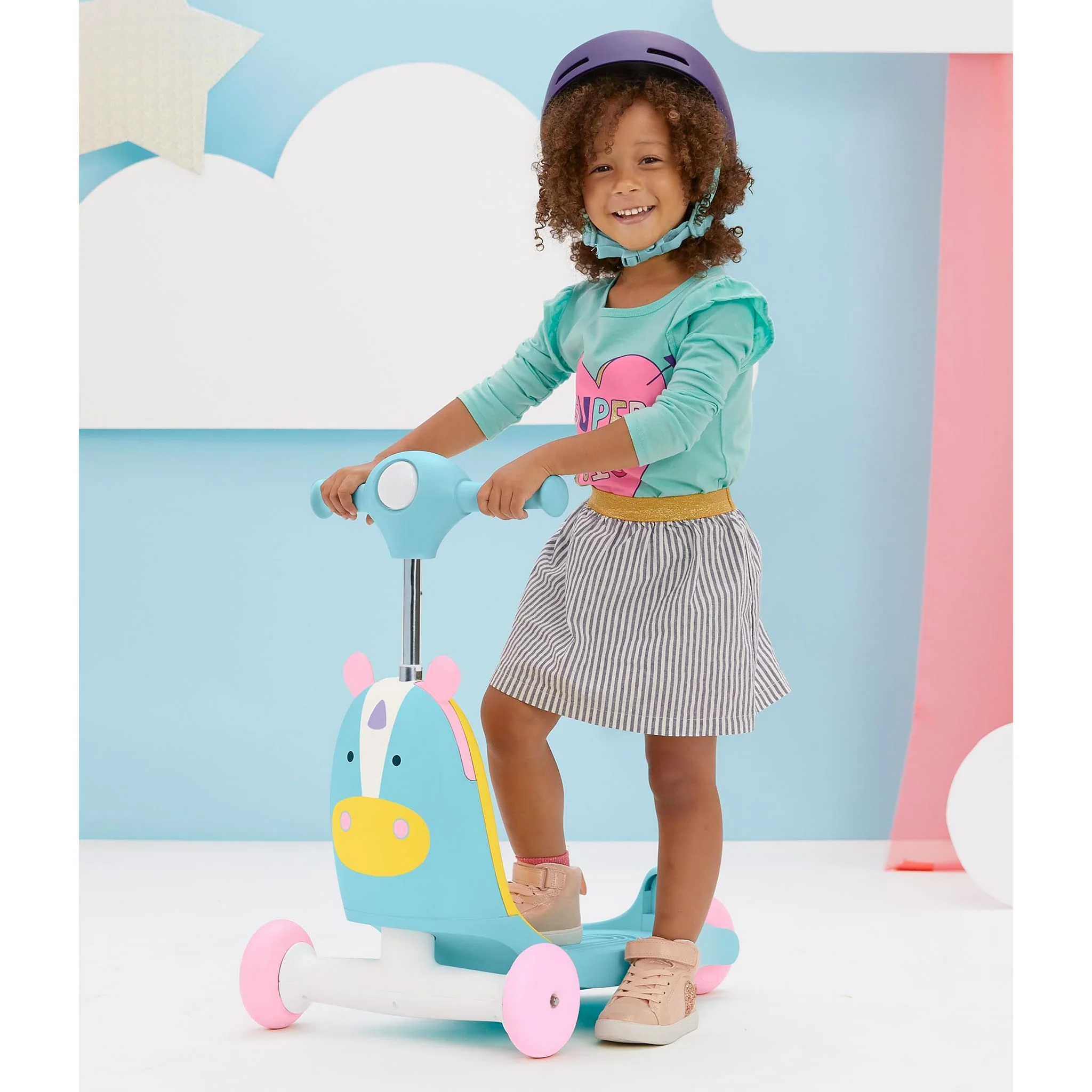 Trottinette 3-en-1 Licorne - Image 6