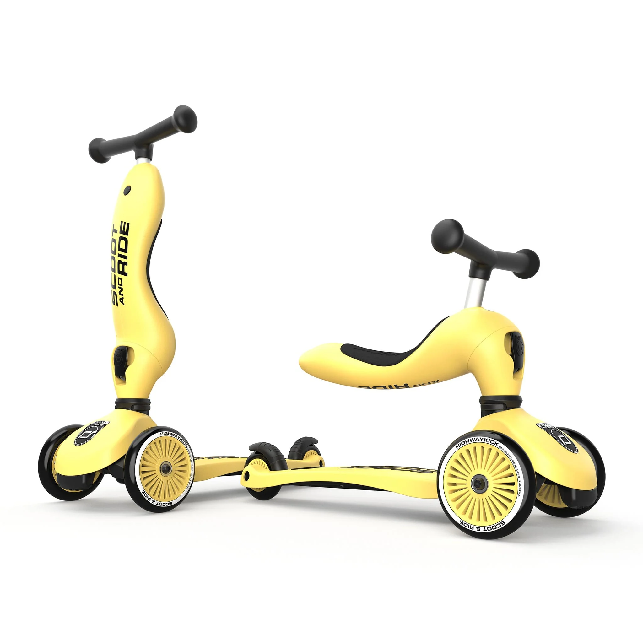 Trottinette 2-en-1 Highwaykick 1 - Citron