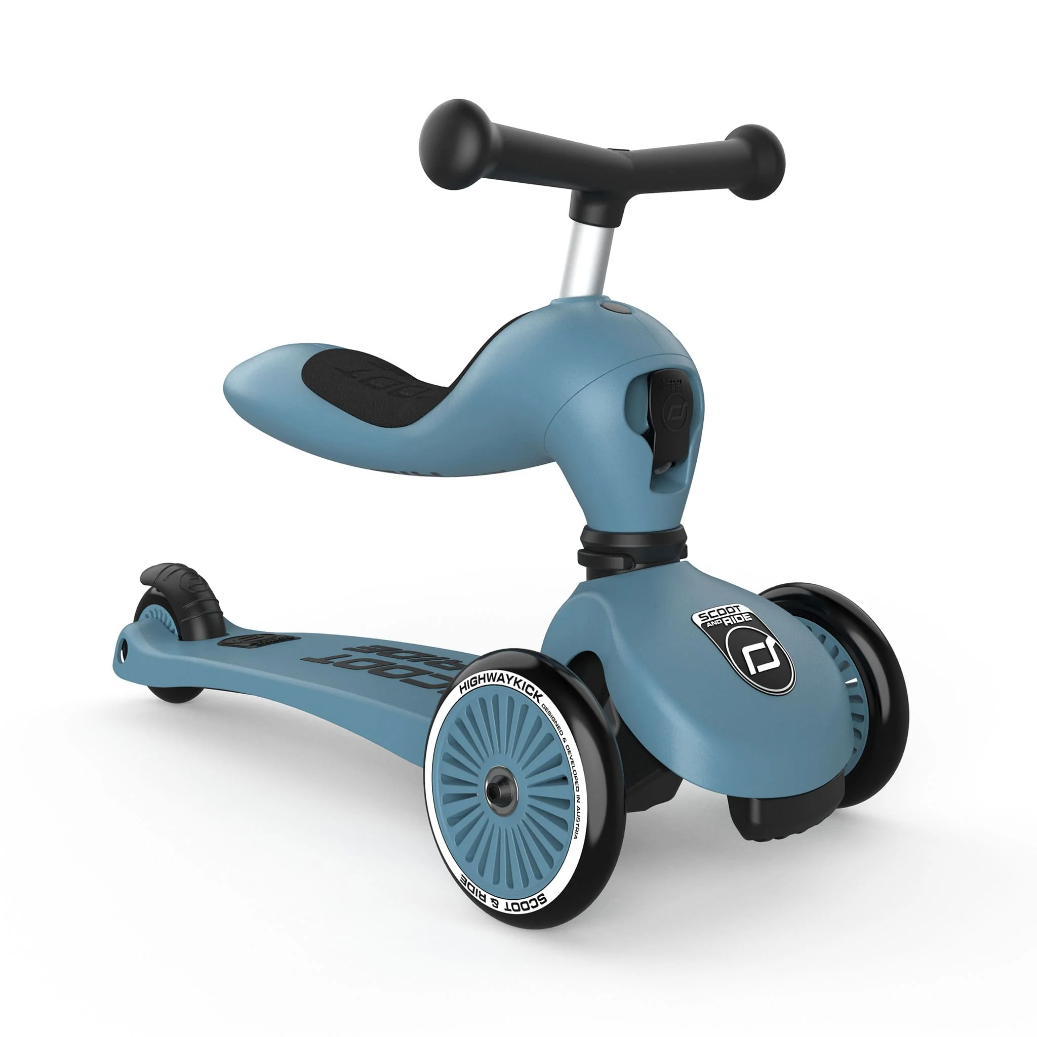 Trottinette 2-en-1 Highwaykick 1 - Acier - Image 3