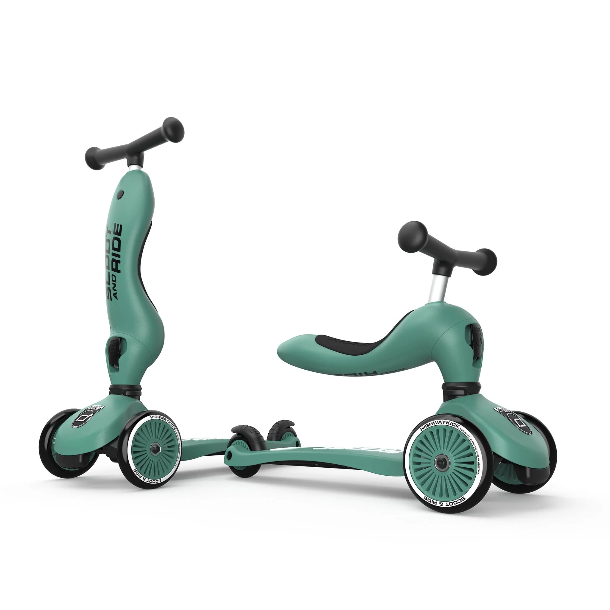 Trottinette 2-en-1 Highwaykick 1 - Forêt