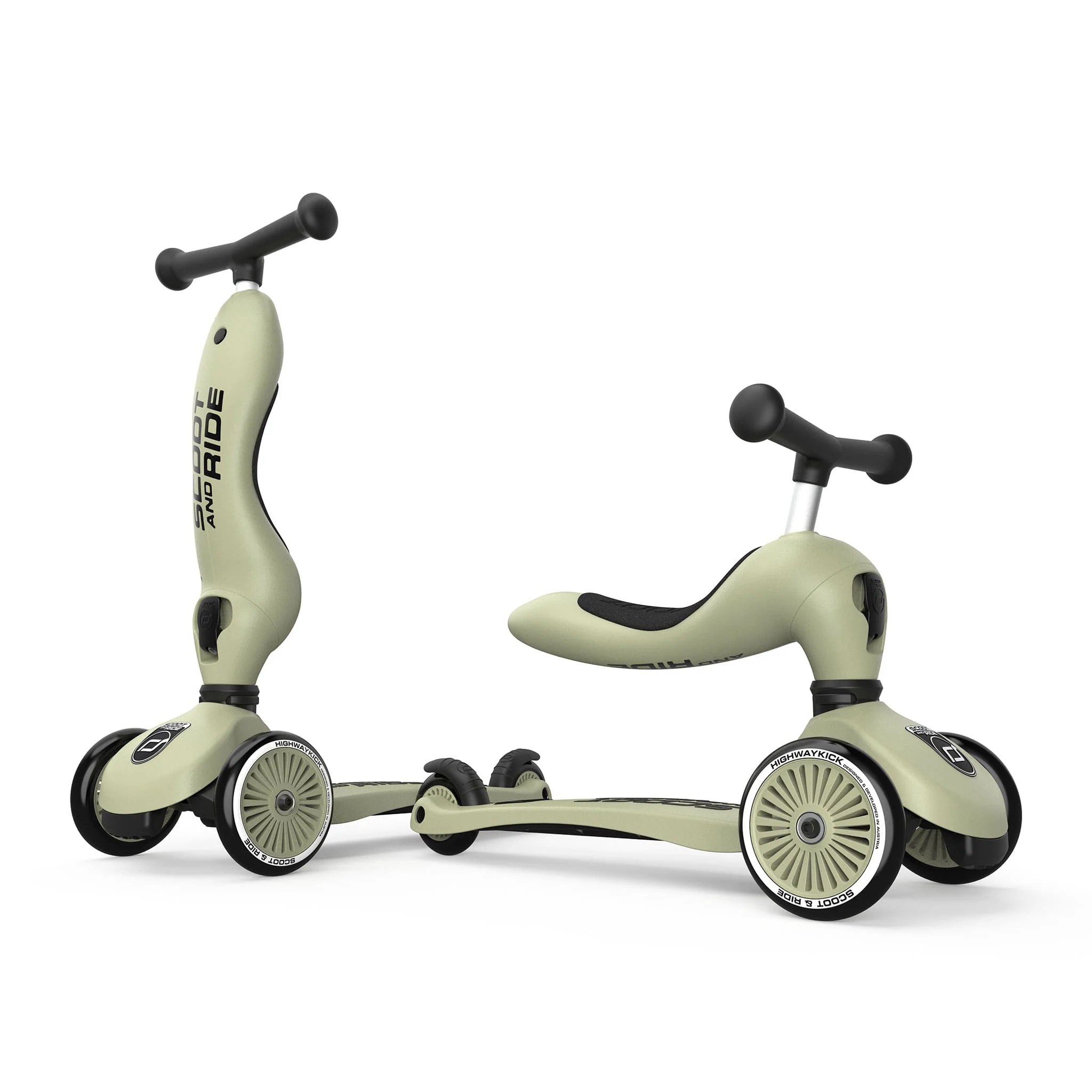 Trottinette 2-en-1 Highwaykick 1 - Olive