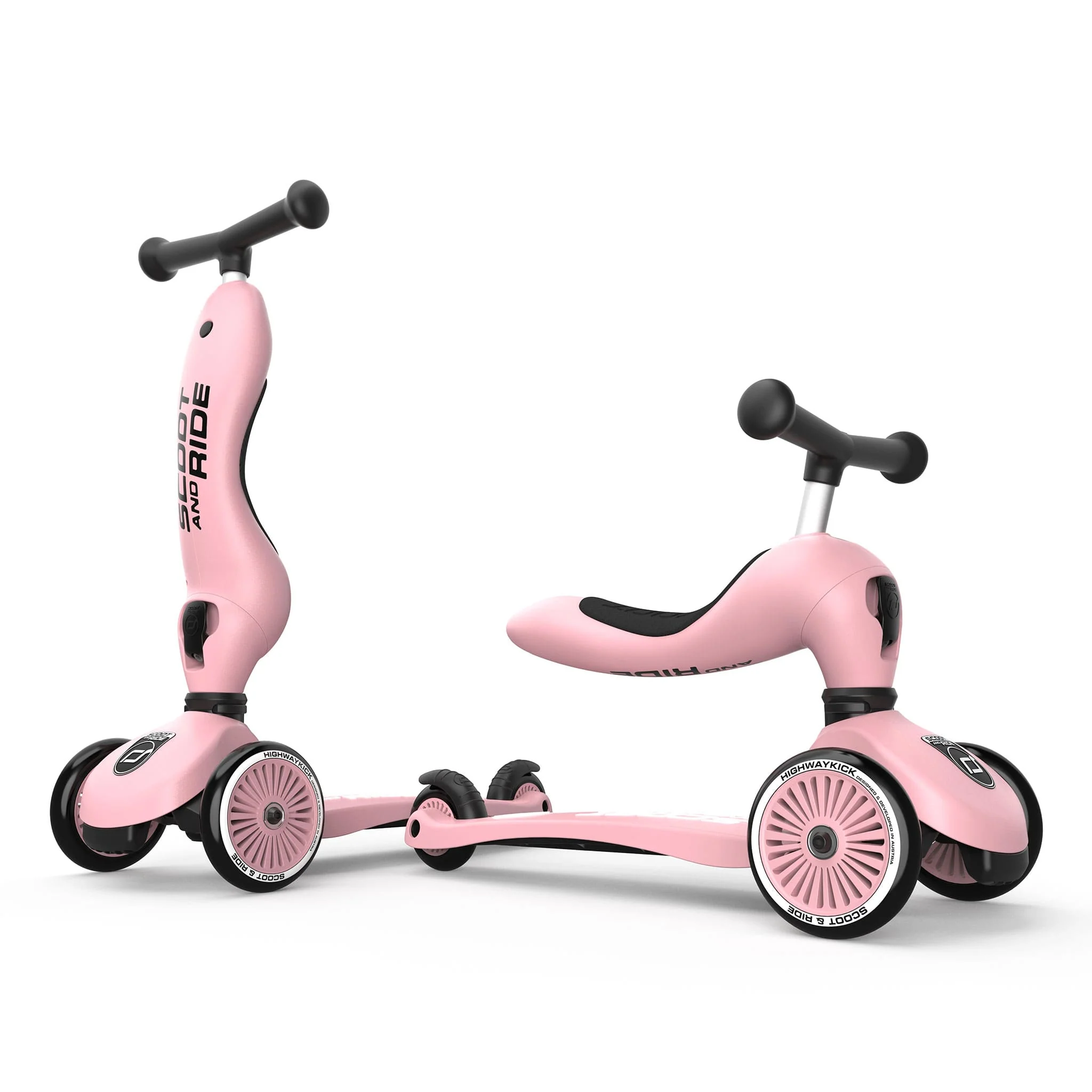 Trottinette 2-en-1 Highwaykick 1 - Rose