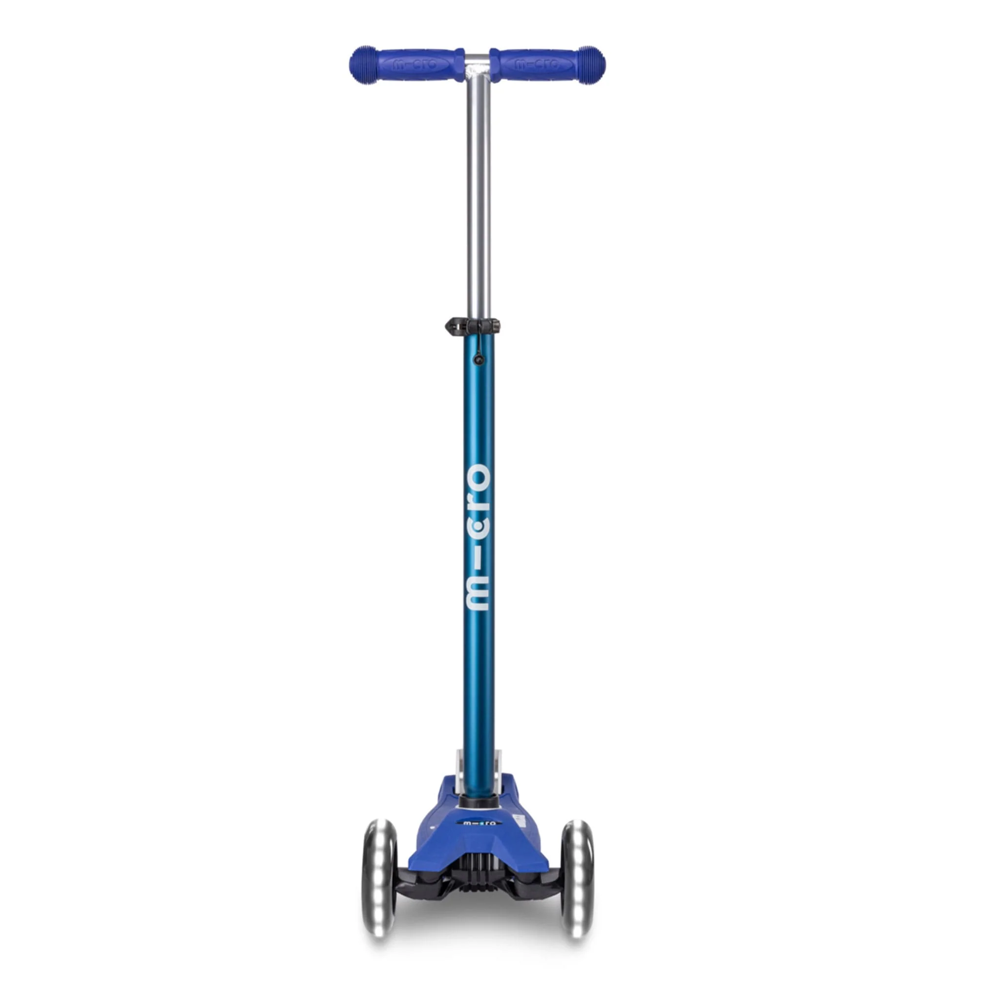 Trottinette LED Maxi MICRO Deluxe - Bleu / Blanc - Image 4