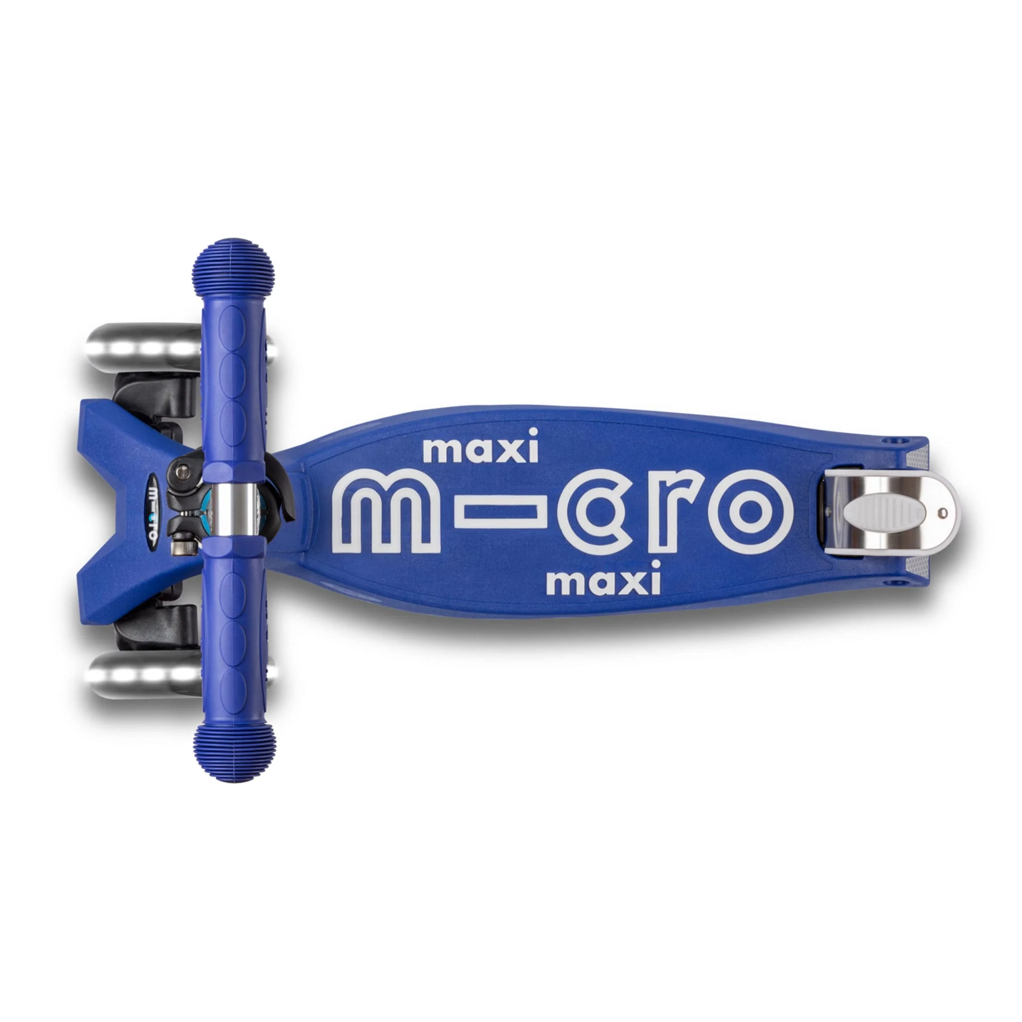 Trottinette LED Maxi MICRO Deluxe - Bleu / Blanc - Image 5