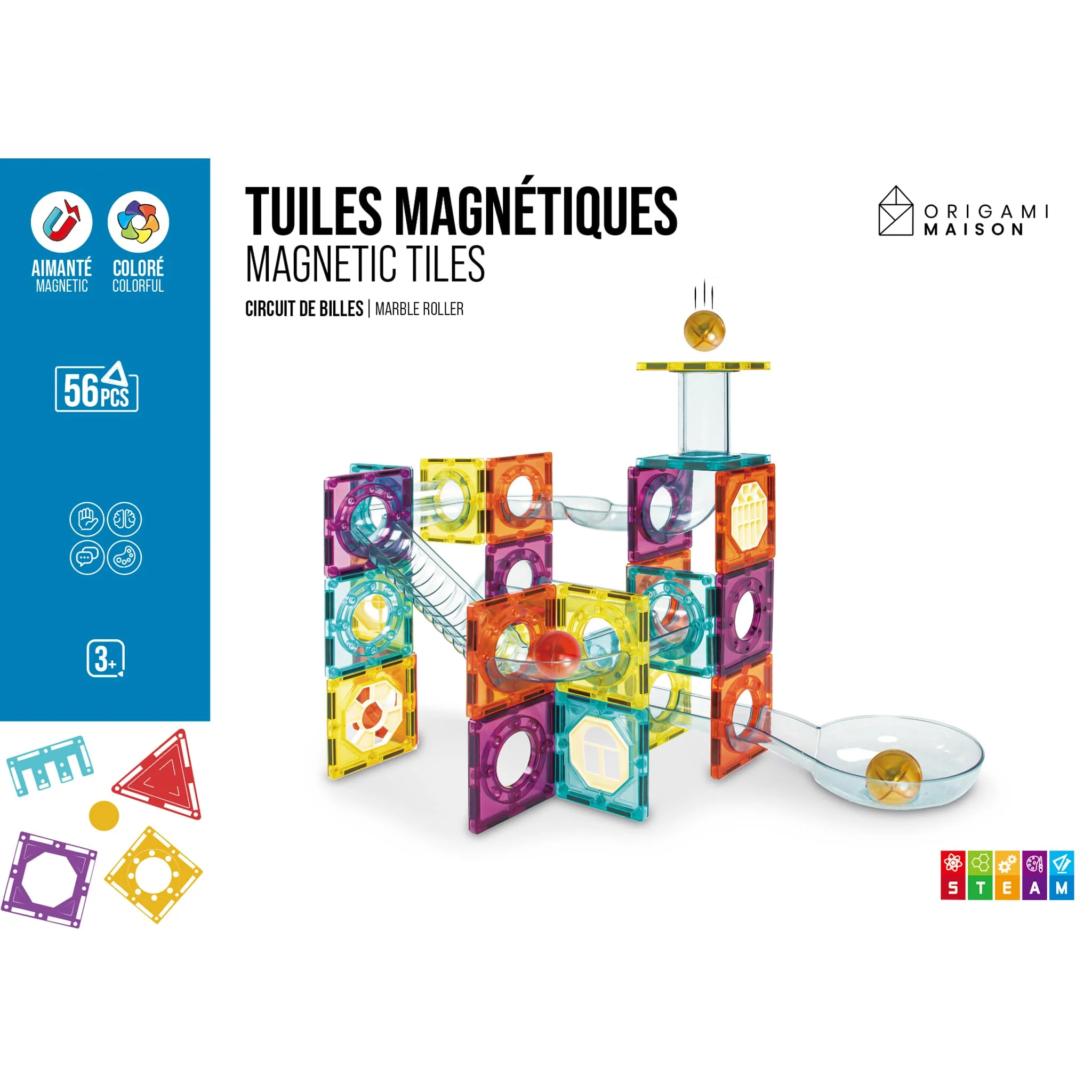 Tuiles Magnétiques Arc-En-Ciel - Image 2