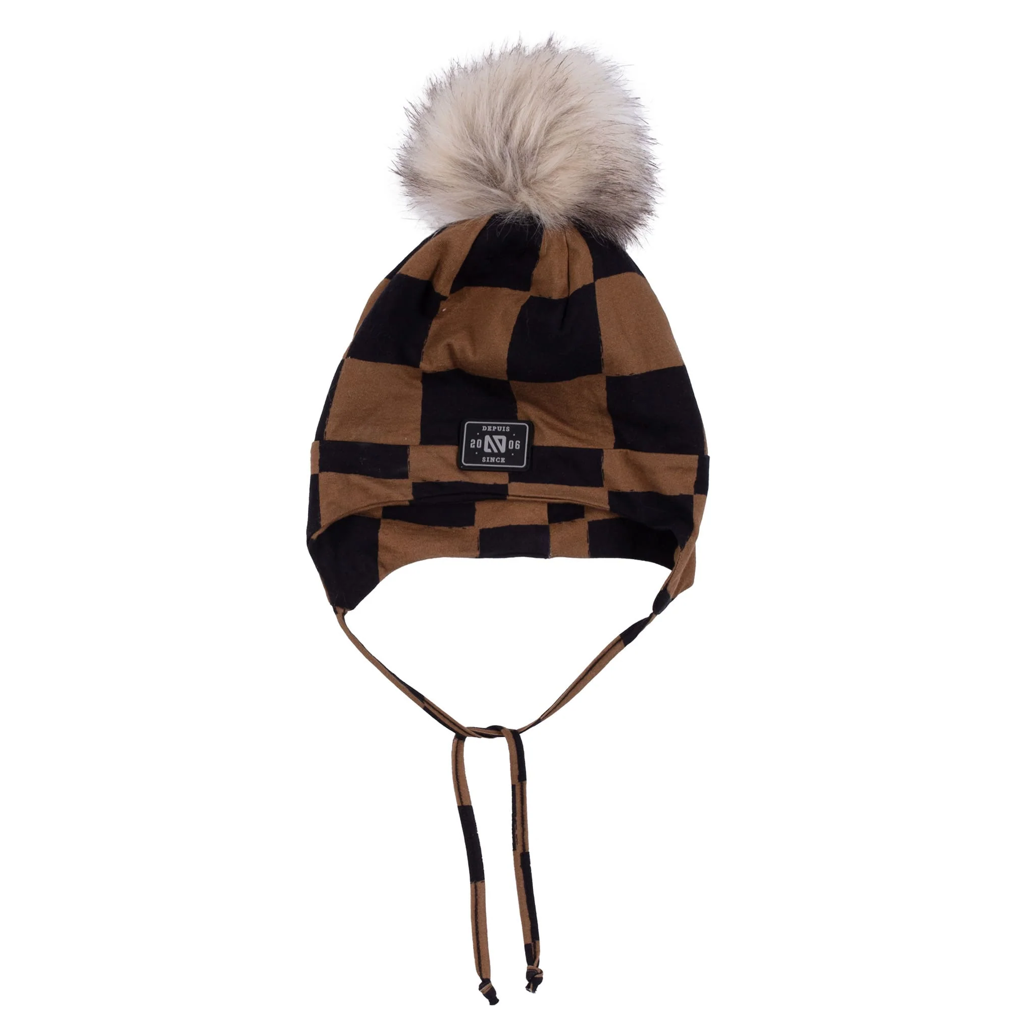 Tuque Doublée Carreaux 2-6ans