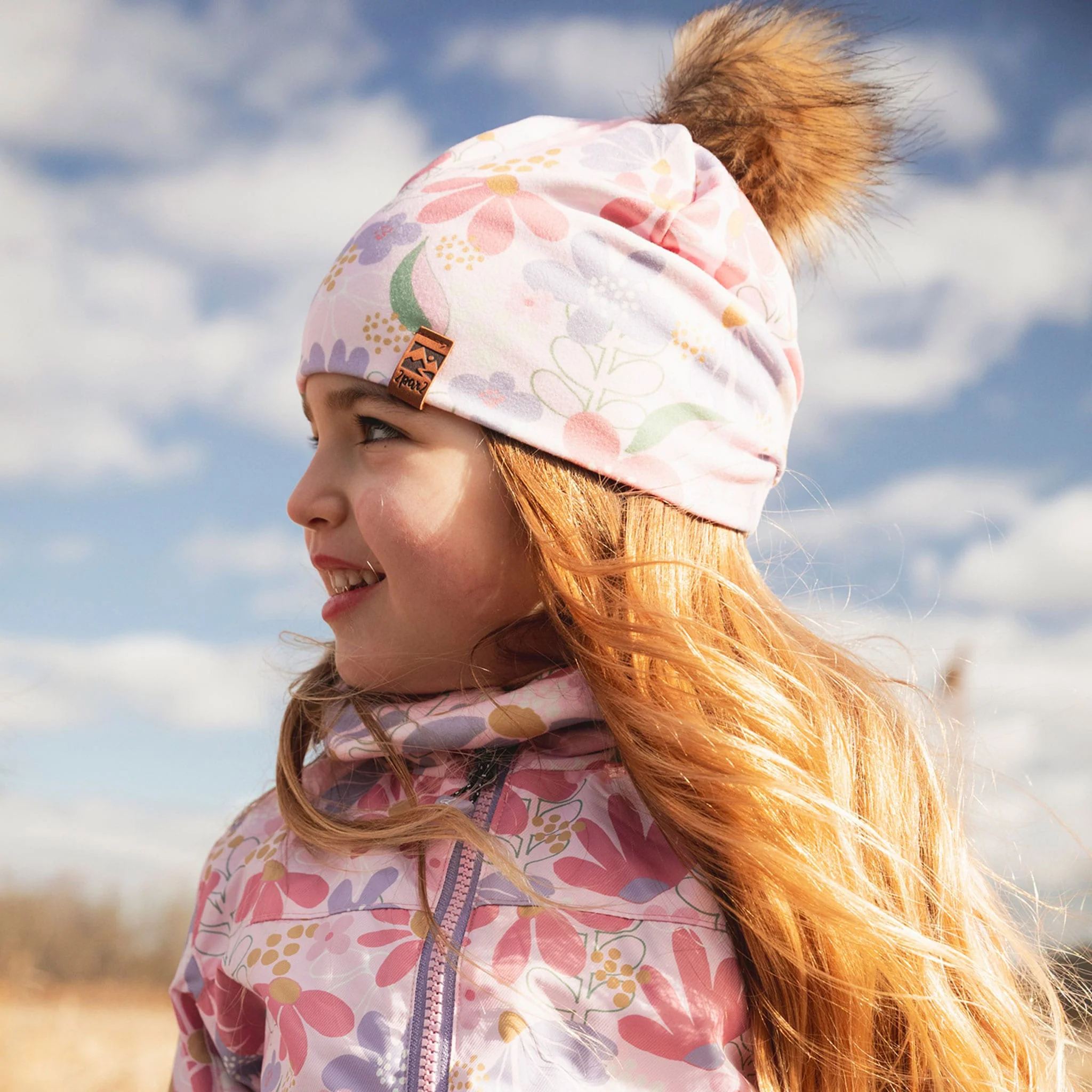 Tuque Fleurs 2-14ans - Image 2