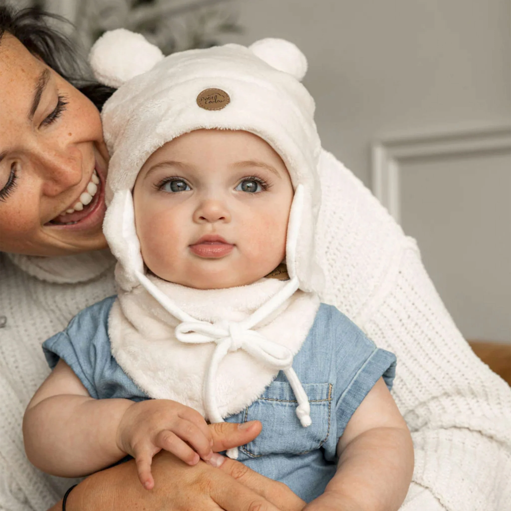 Tuque Ourson Crème 12-18mois - Image 2