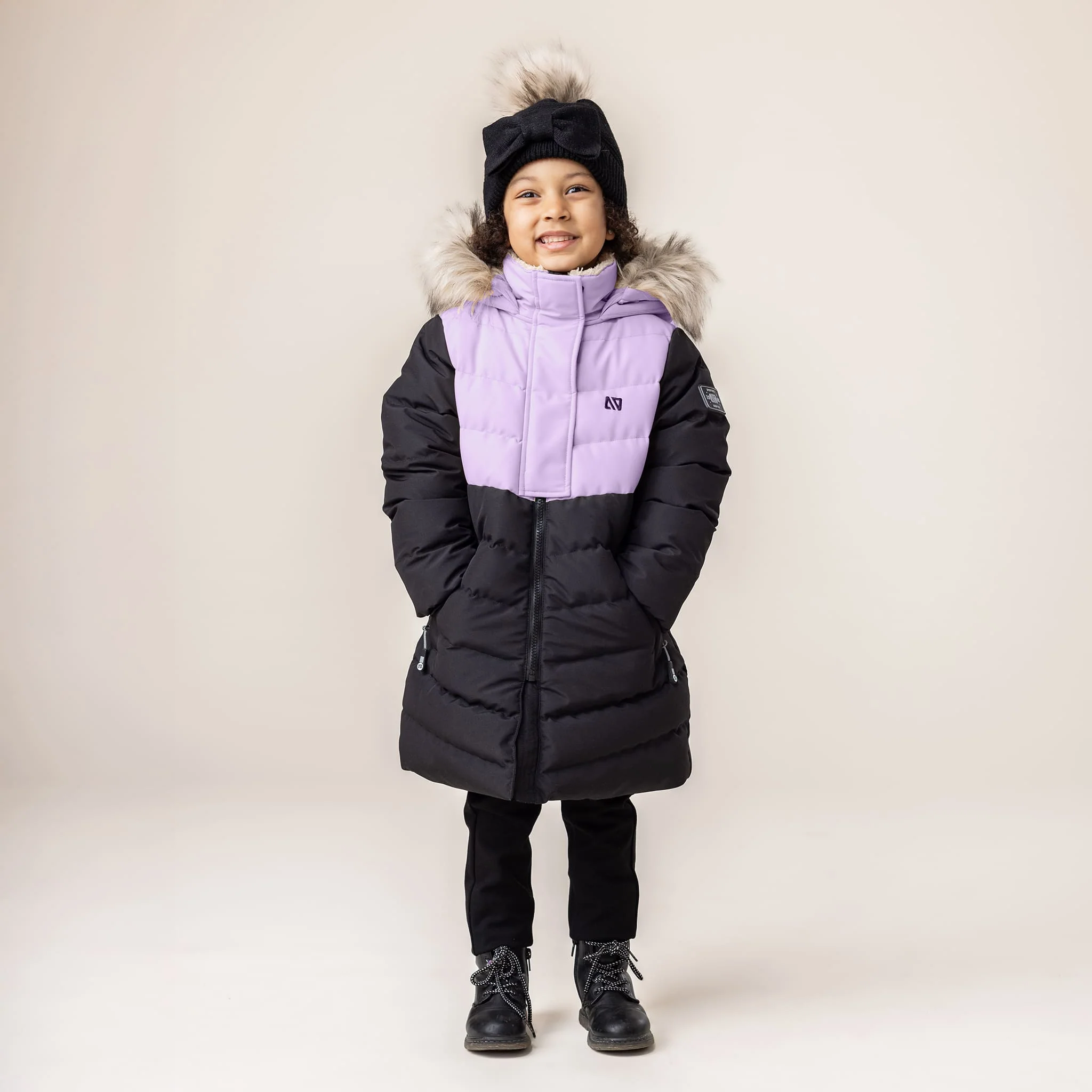 Tuque Tricot Boucle 2-6ans - Image 2