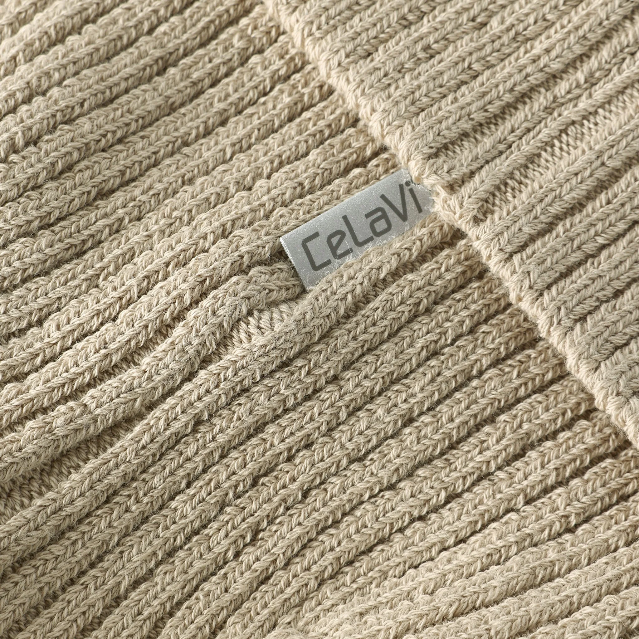 Tuque Tricot Côtelé 9-12mois - Image 3