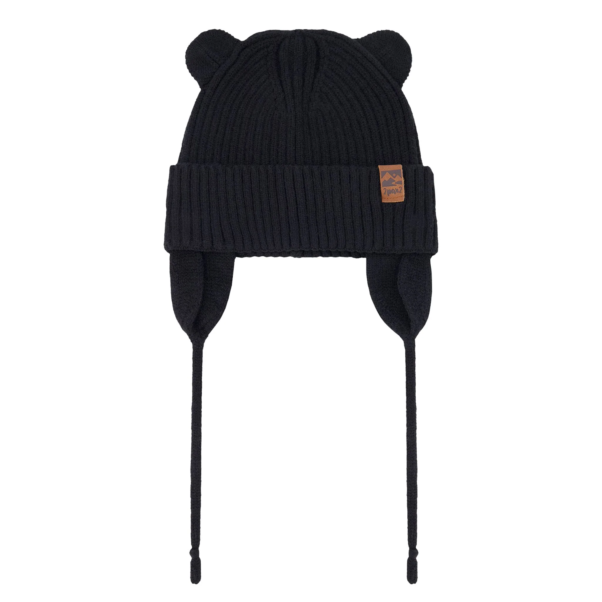 Tuque Tricot Noir 6-24mois