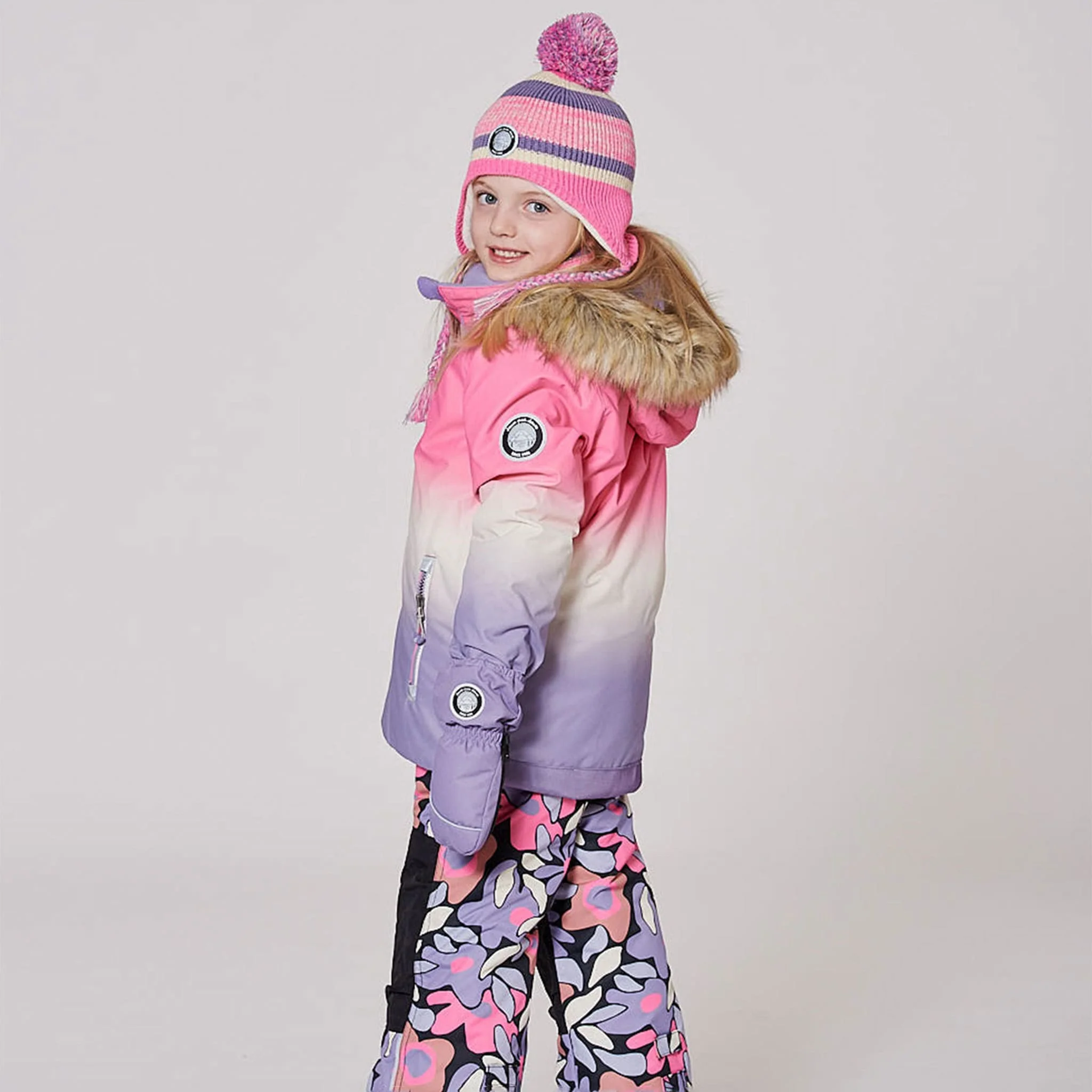 Tuque Tricot Rayée 2-14ans - Image 2