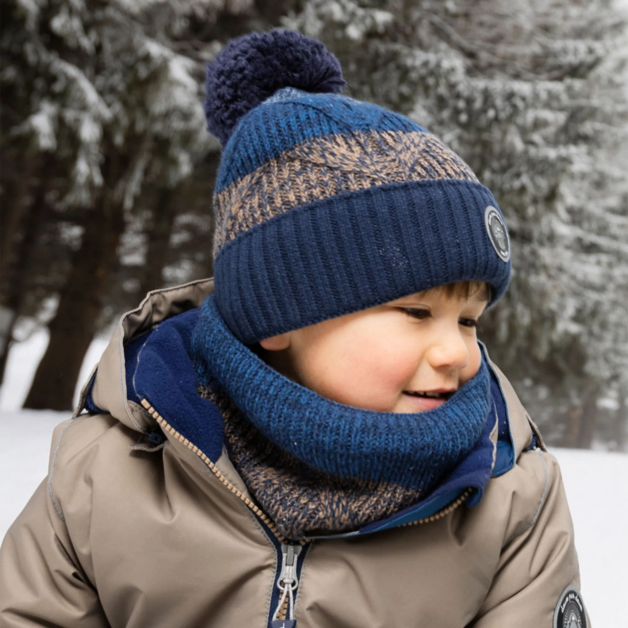 Tuque Tricot Rayée 2-14ans - Image 3