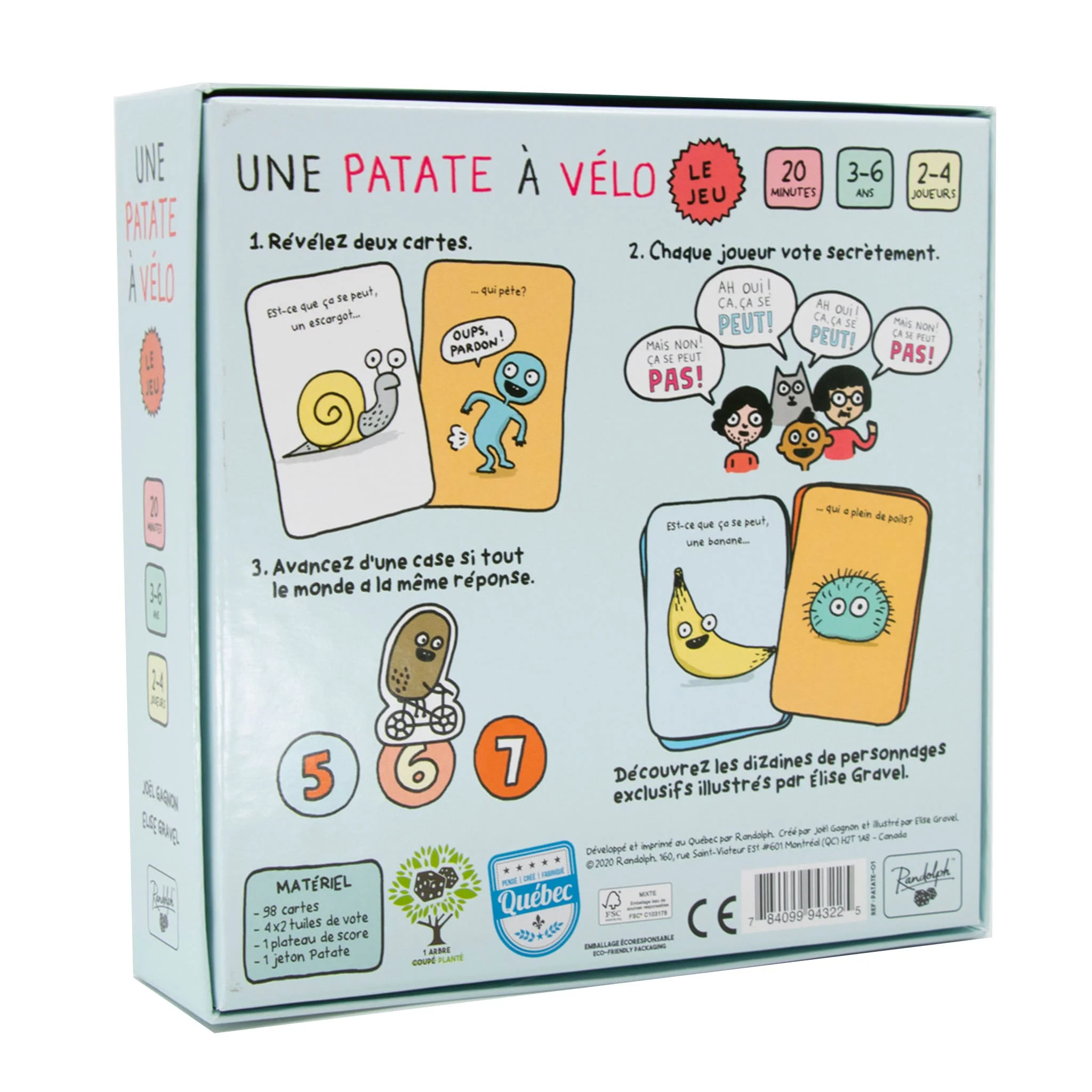 Jeu de Société Une Patate À Vélo - Le Jeu - Image 2