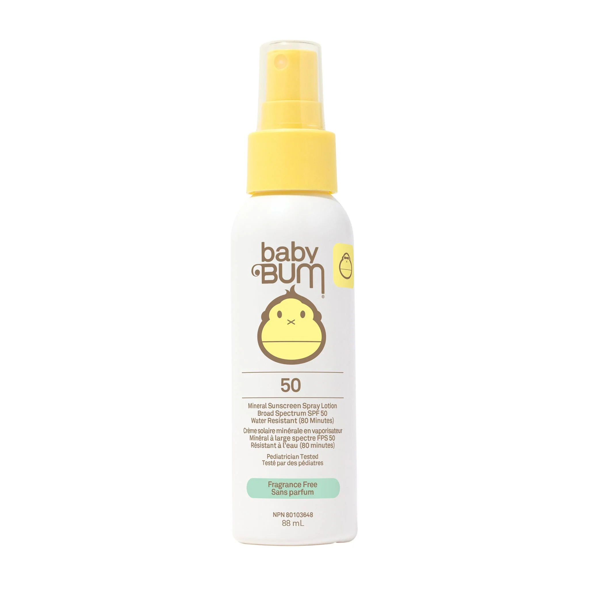 Crème Solaire Minéral Vaporisateur FPS 50 Sans Fragrance