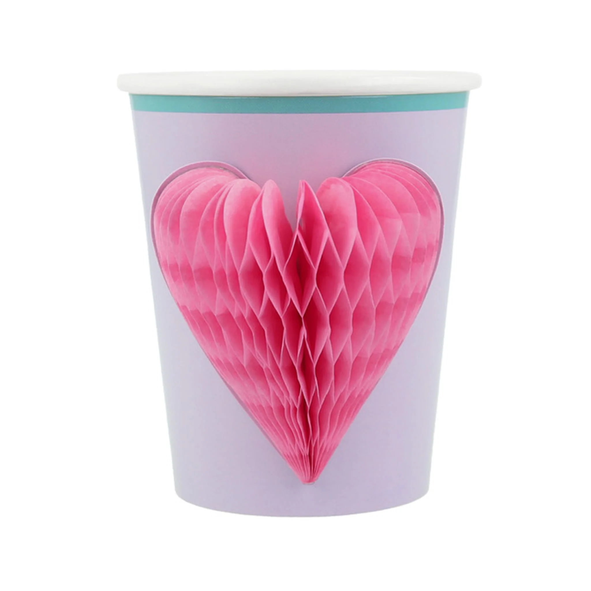Verres de Carton Motifs Assortis Fleurs Icônes (8) - Image 4