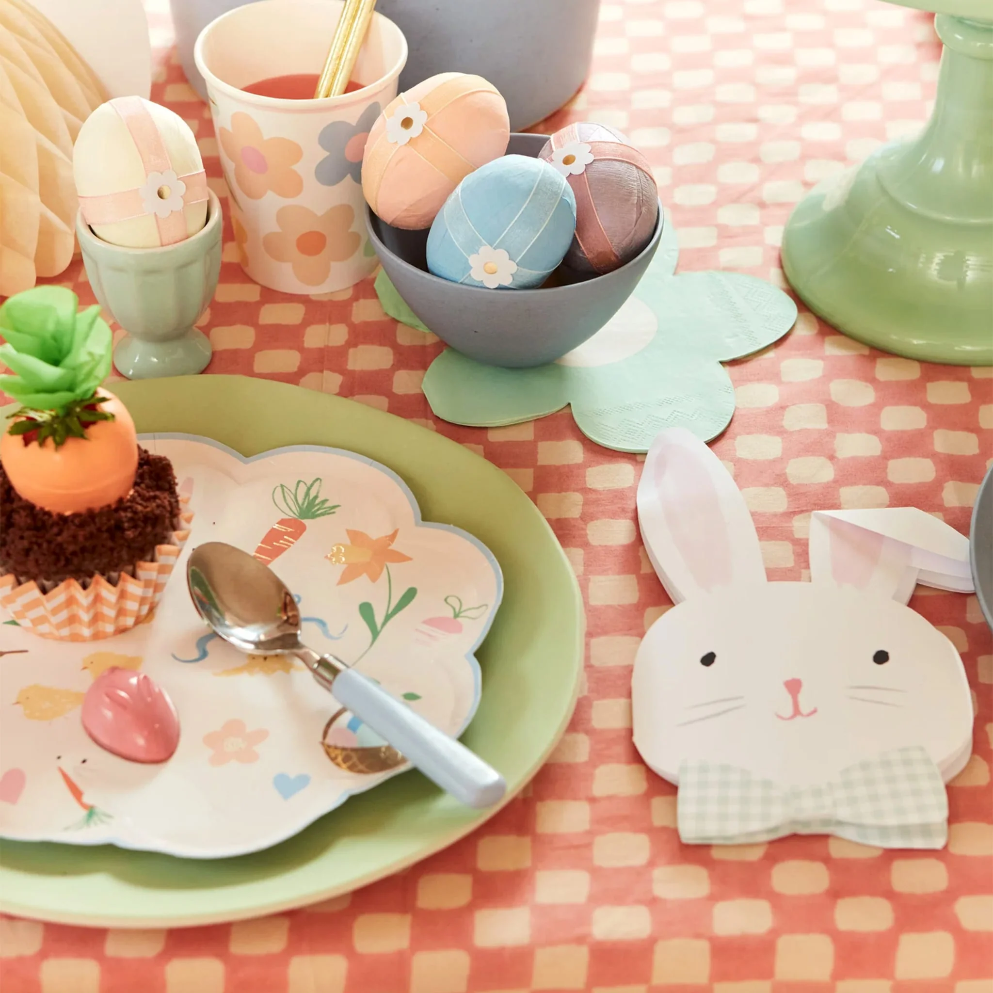 Verres en Carton (8) - Lapins - Image 3