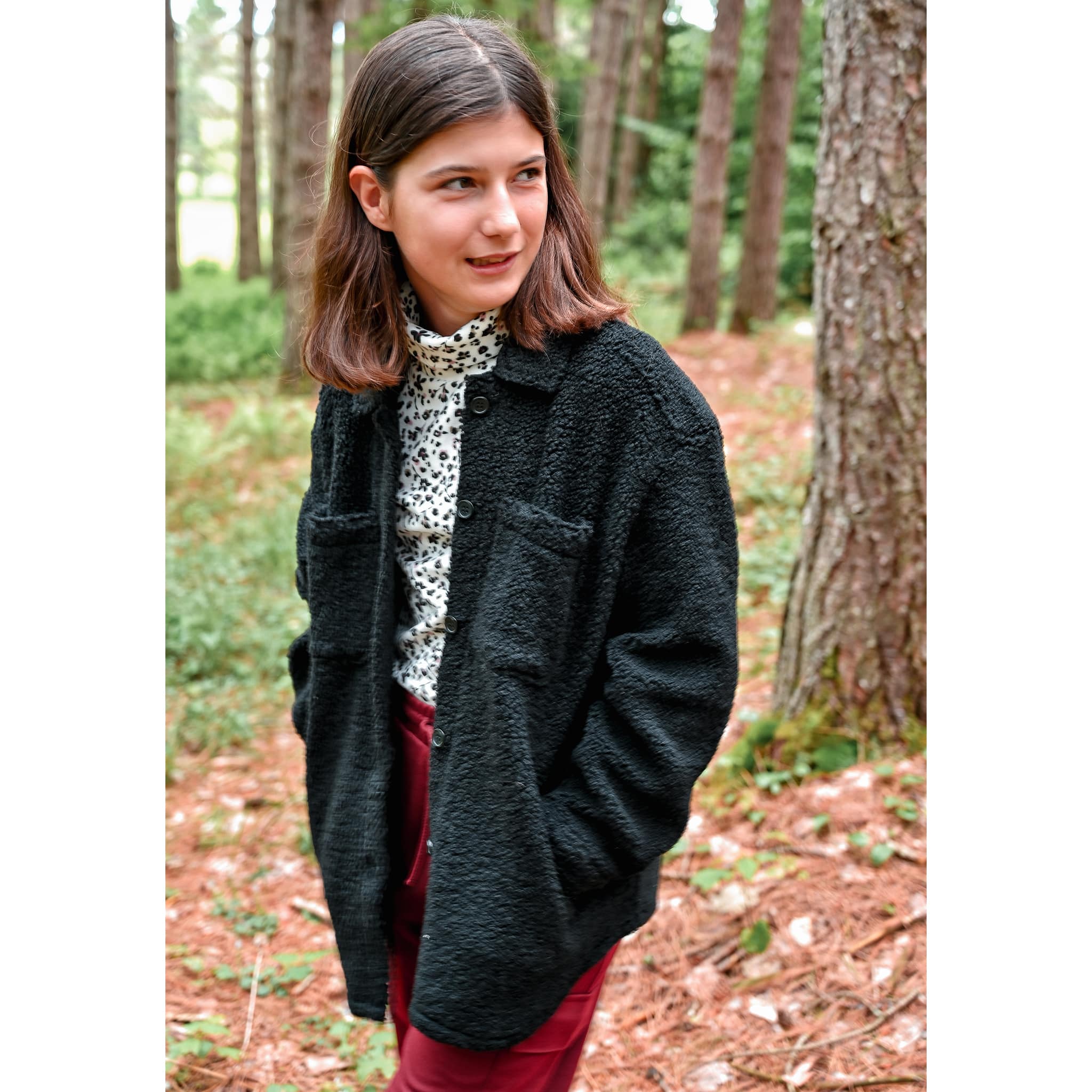 Veste Romance Noire 7-14ans - Image 7